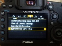 Production-level Canon EOS 5D Mark III running final firmware