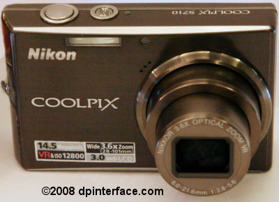 Nikon Coolpix S710 DP Interface -