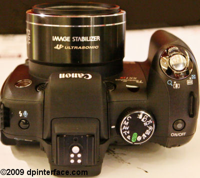 canon sx1 top