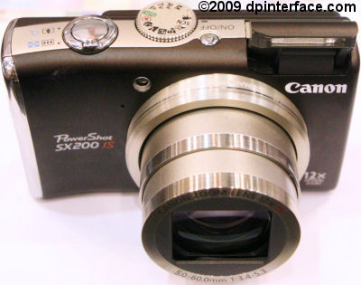 canon sx200 front