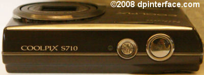 nikon s710 top