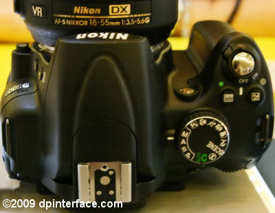 nikon d5000 top